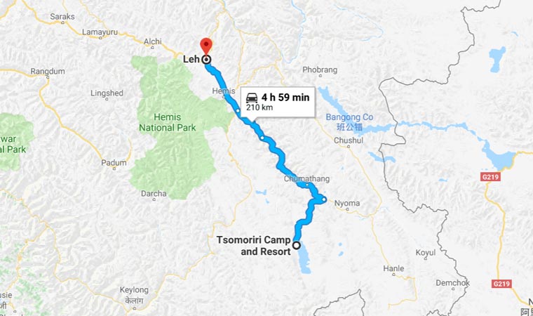 How to Reach Tsomoriri Camp and Resort from Leh