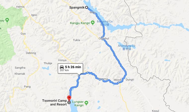 How to Reach Tsomoriri Camp and Resort from Pangong